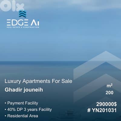 Luxury Apartment for Sale | Ghadir Jouneih #YN201031