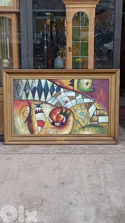 لوحة رسم زيتي