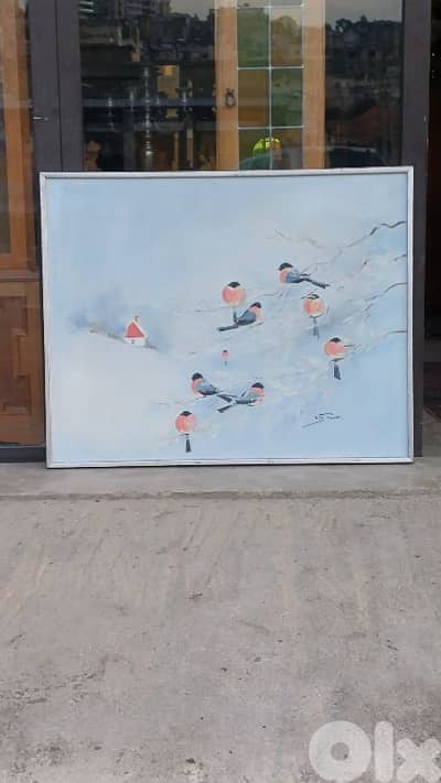 لوحة رسم زيتي اوروبية