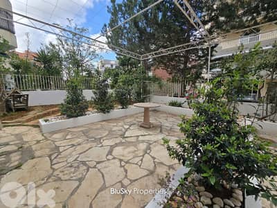 Apartment with Garden For RENT In Mansourieh شقة للإيجار #PH