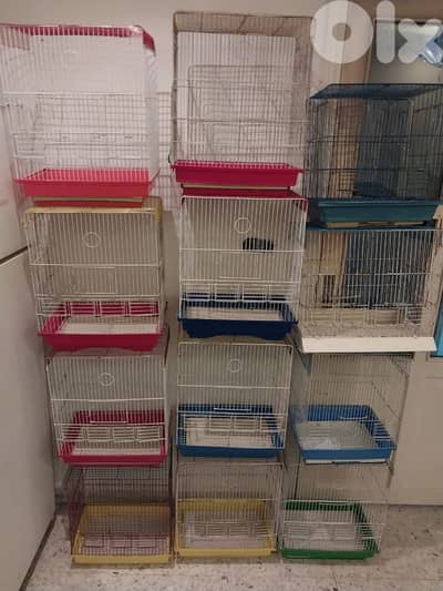 Birds cages different sizes