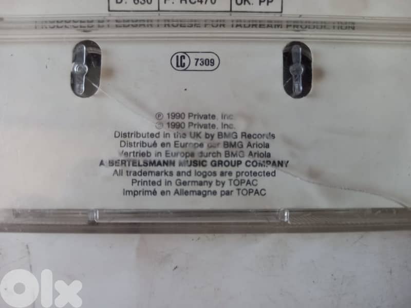 Tangerine Dream 2 cassettes "Poland" & Melrose both for 12$ 1