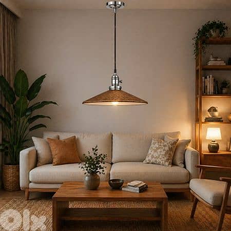 Modern Rust Pendant Ceiling Light 1
