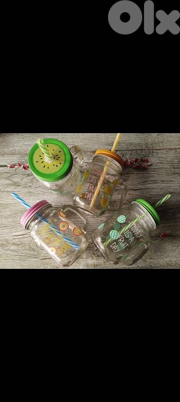 glass cocktails jugs with straw 3