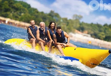 Inflatable towable banana elite class- 4 person capacity