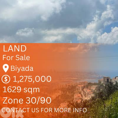 Land For Sale in Biyada With Sea View