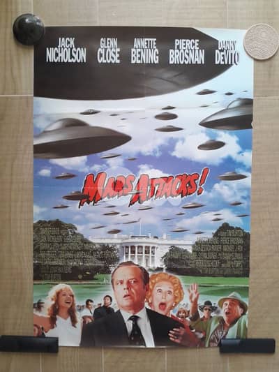 Original movie poster  Mars attack
