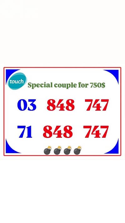 Mtc and alfa special numbers delivery all leb for info 71000980