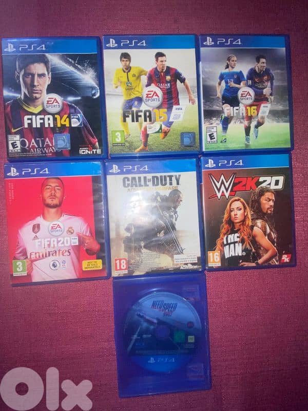 PS4 Slim 500GB sealed + 4 Controllers + 7 Games | Clean & Ready 2