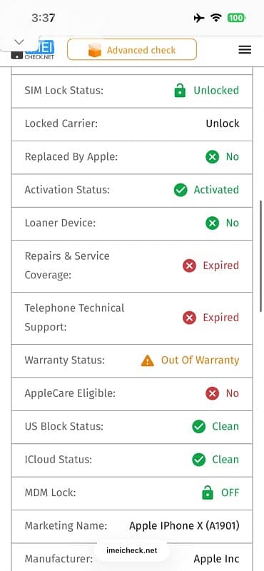 iPhone X 256GB Space Gray – For Parts or Repair (Dead Screen) 4