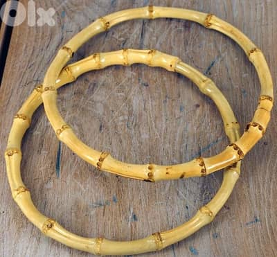 مسكات شنط خيزران أنيقة – ستايل صيفي فاخر