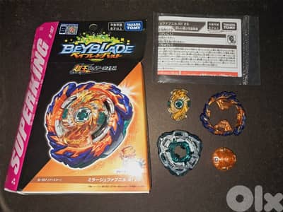 Original Takara Tomy Mirage Fafnir Beyblade Spin Steal