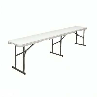 Foldable Plastic Table/Bench - طاولة/مقعد بلاستيكي قابل للطي