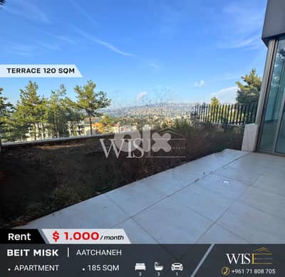  185 SQM Apartment for RENT in Beit Misk - Atchaneh!