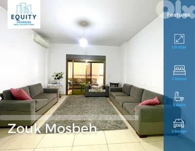 120 SQM Apartment For Sale In Zouk Mosbeh شقة للبيع #RK30325