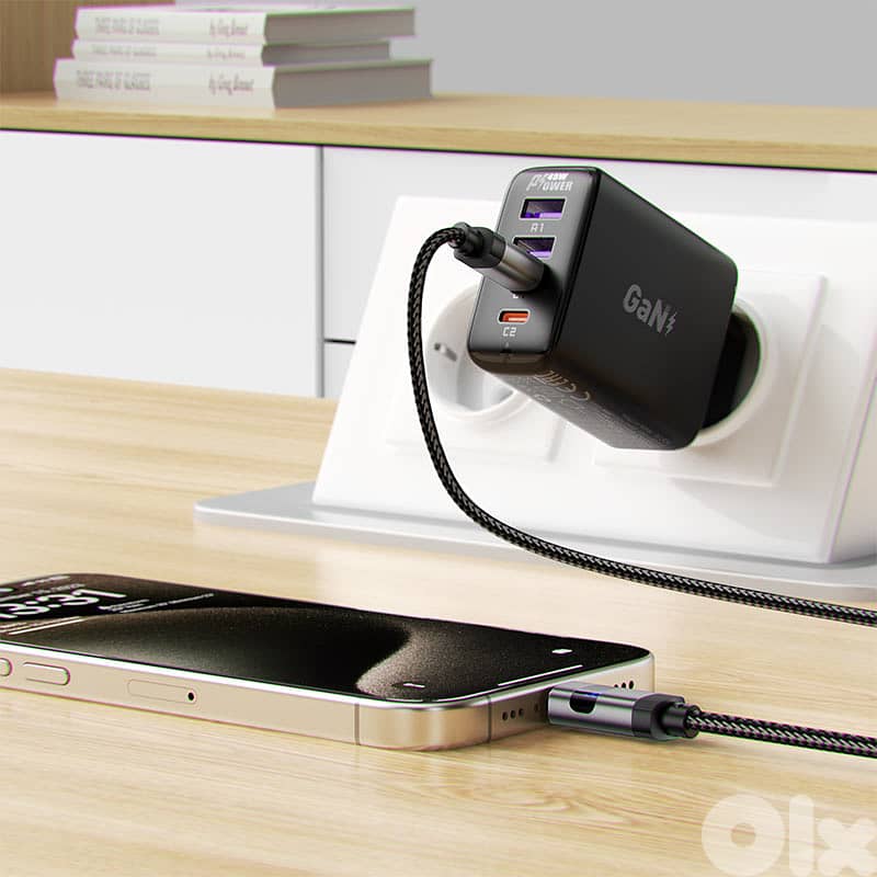 ACEFAST C15-3 60W USB-C to USB-C Charging Data Cable with Display 1