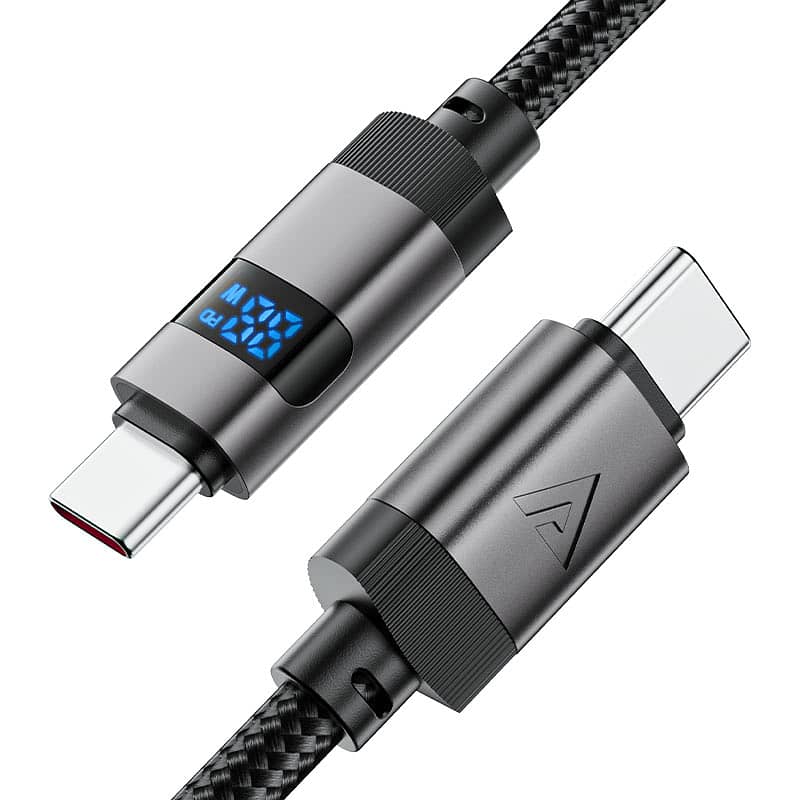 ACEFAST C15-3 60W USB-C to USB-C Charging Data Cable with Display 4