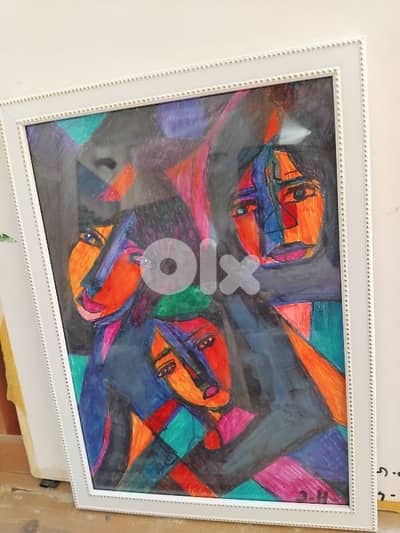 رسم اكريليك