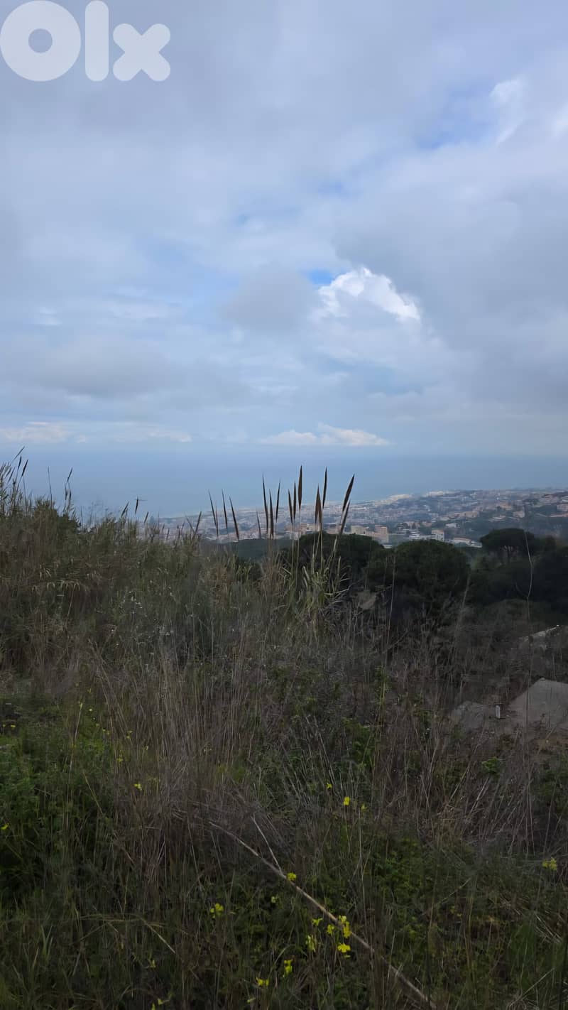 Land for sale in Broumana/ Nice view 1