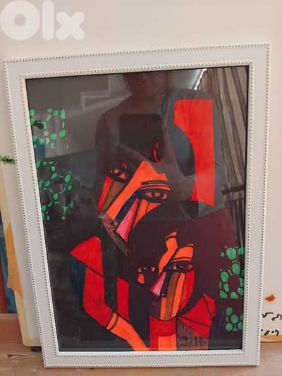 رسم اكريليك