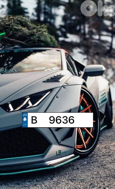 Special car number: B 9636