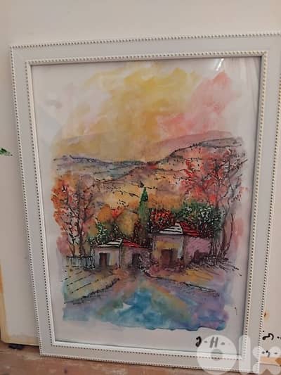 رسم اكريليك