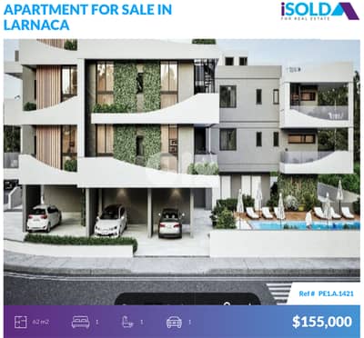 "Prime Location" 1 bedroom apartment for sale in Larnaca - Cyprus
