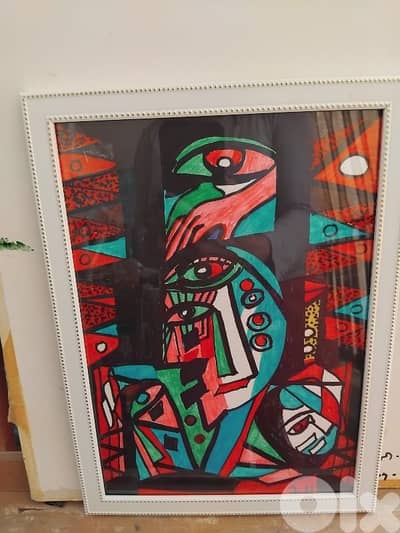 رسم اكريليك