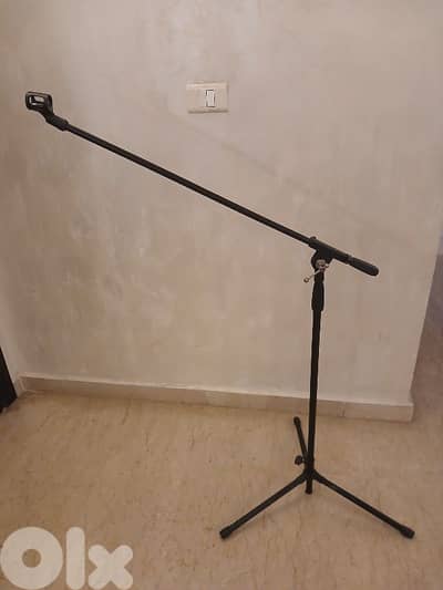 Classic microphone stand.