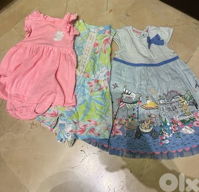 Monsoon and Carter’s 3 dresses