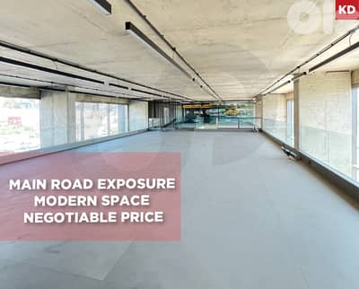 Showroom , Prime Location & Open Layout , Dbayeh/ ضبية REF#KD135356