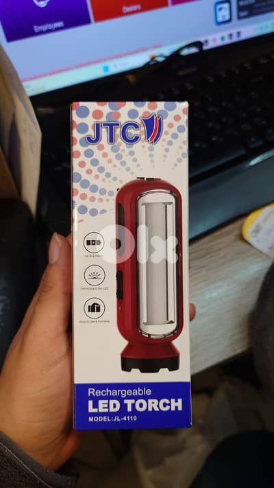 Jtc jl-4110 rechargeable led torch
