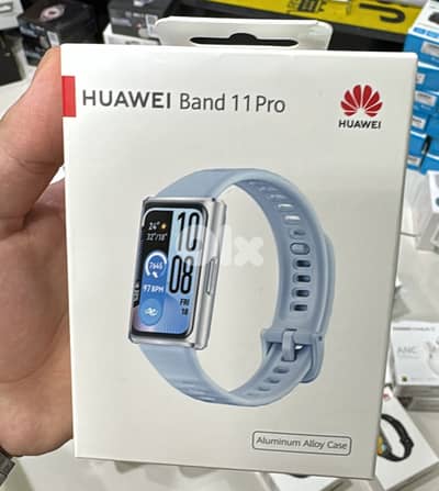 Huawei Band 11 pro blue silicone strap