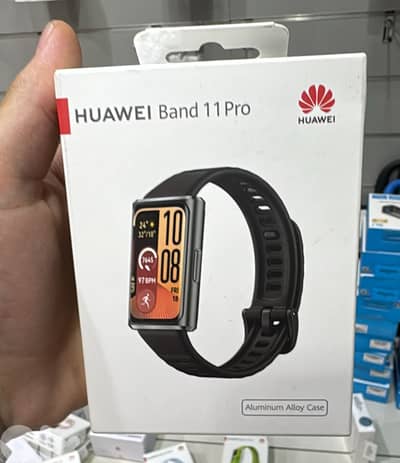 Huawei Band 11 pro Black silicone strap