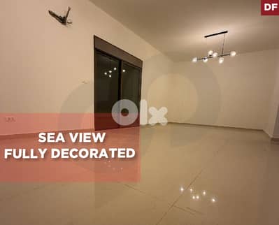 covered parking, 3 balconies, sea view, Dbaye/ضبية REF#DF135361