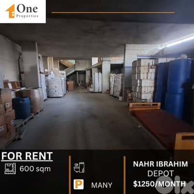 WAREHOUSE / DEPOT FOR RENT IN NAHR IBRAHIM