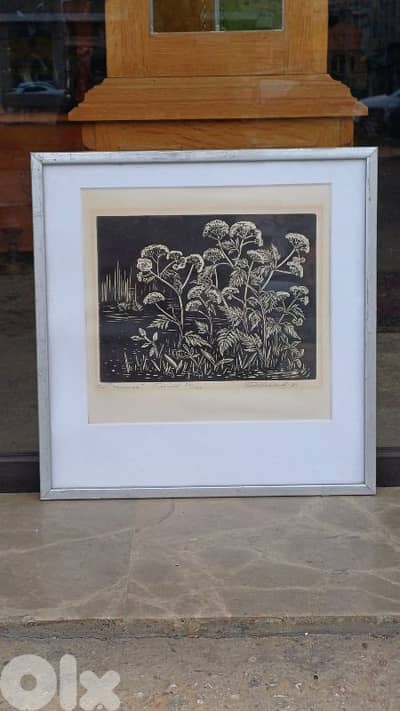 لوحة طبع اوروبية