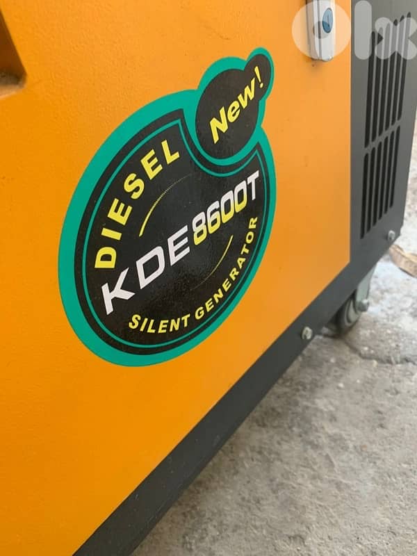 Kama KDE8600T Diesel Silent Generator 6.5kW 2