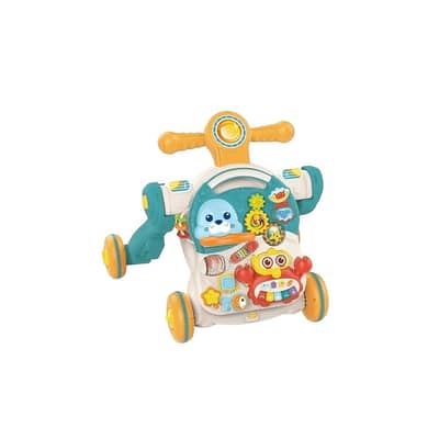 4-in-1 Baby Activity Walker - مشاية أطفال ٤ في ١ متعددة الأنشطة