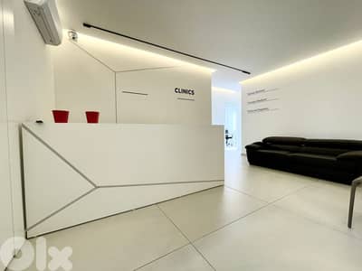 RAO26-5043 Unfurnished Office / Clinic 170m2 for rent in Hazmieh