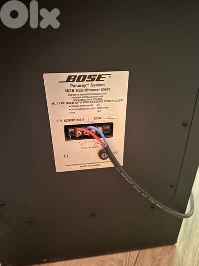 BOSE SOUND SYSTEM PRO