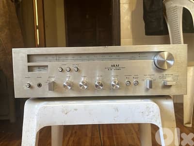 Vintage Akai AA-1020 Stereo Receiver 1976-Wood Cabinet-Made in Japan