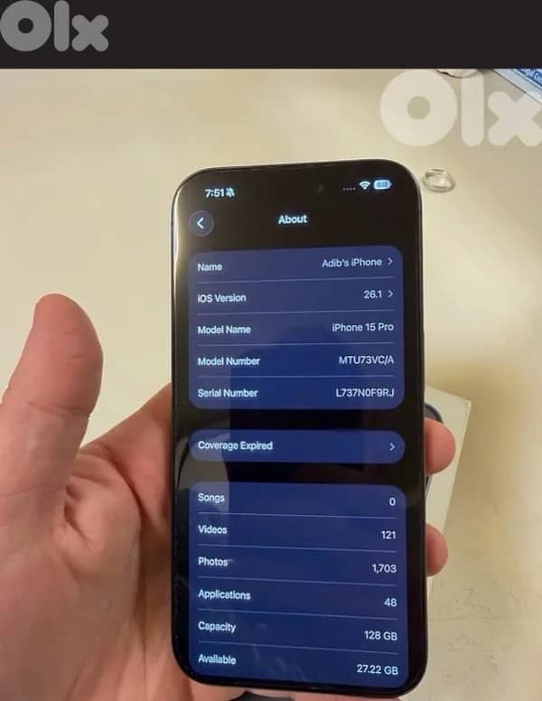iphone 15 pro 128gb like new 2