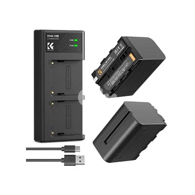 K&F Sony NP-F970 BATTERY AND DUAL CHARGER-KF28.0047
