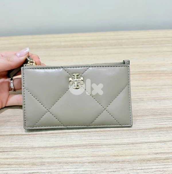 New Season Tory Burch Kira diamond-quilting wallet 1