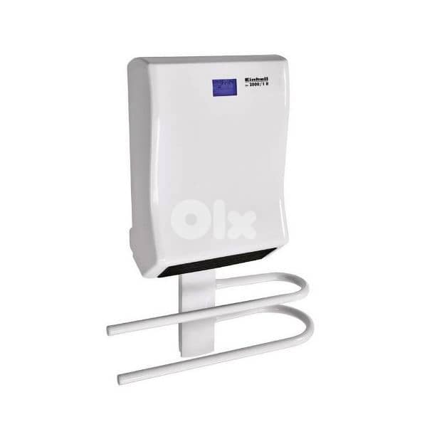 Einhell Bathtub Heater Adjustable Thermostat 3 Heating Modes 24H Timer 1