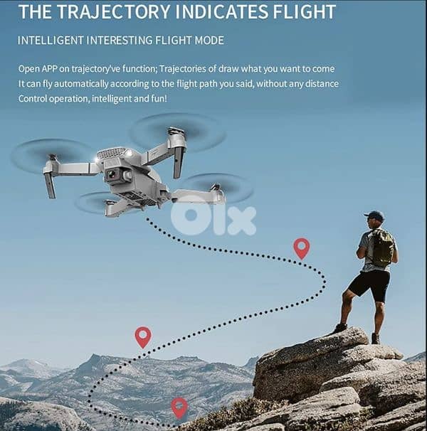 E88 PRO Drone - 4K Camera, WiFi FPV, 1080P HD, Foldable,Altitude Hold. 12