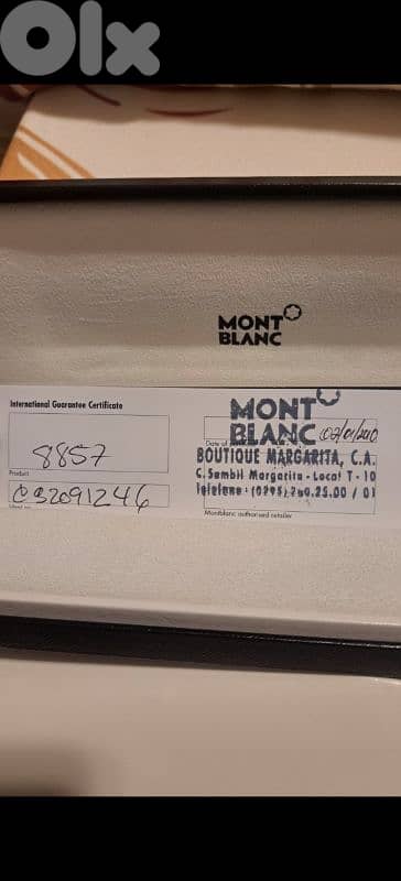 MONT BLANC PEN - ORIGINAL 1