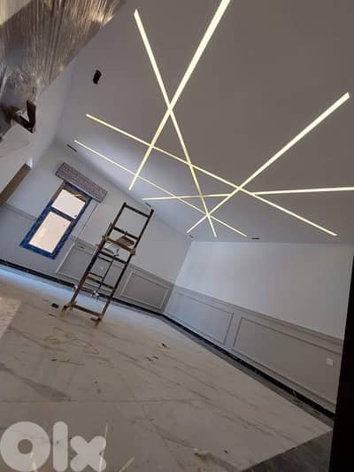 ديكورات جبسم بورد ودهان داخلي بااسعار مدروسة