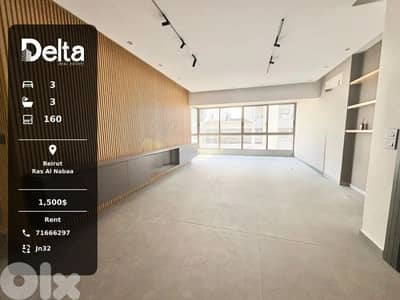 Apartment for Rent in Ras Al Nabaa, Beirut